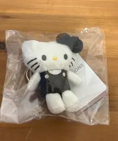 ハローキティ LOWRYSFARM Me%トイキーホルダー ブラックキルト