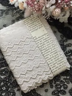 L58 コットンレース　紅茶色　13.7m