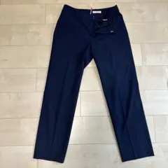 ネイビー チェック柄 スラックス　11号