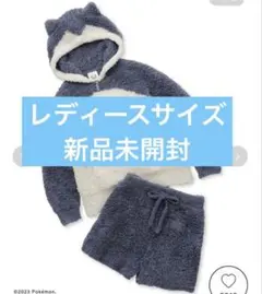 【新品未使用】ジェラピケ カビゴンパーカ&ショートパンツセット　ヘアバンド