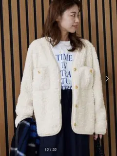 2025年最新】カーリーフェイクムートンVネックジャケットの人気