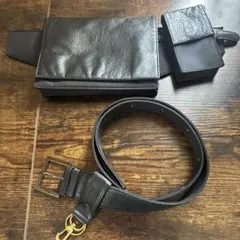 SENSO UNICO（センソユニコ）ウェストポーチ　レザー本革　未使用美品