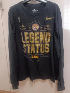 NIKEナイキ LSU レジェンド ステータス長袖Tシャツ ブラック L