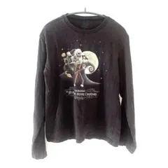 公式 ディズニー ナイトメアービフォアクリスマス 長袖シャツ ジャック 00s