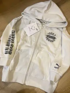 PUMA プーマ　ユニセックスキッズスウェット　フルジップ　フーディー　TR