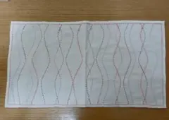 刺し子ふきん〈うねり...波？〉⑤