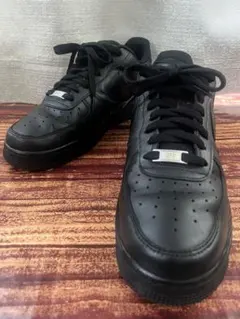 【NIKE】ナイキ エア フォース 1 '07 黒 ブラック28cm
