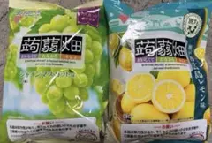 【2種】マンナンライフ蒟蒻畑　瀬戸内広島レモン味　シャインマスカット味のサムネイル