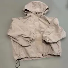 devirock フード付きジャケット 130cm ピンクベージュ