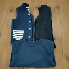 ８０トレーナー、ベスト2枚計３枚セット