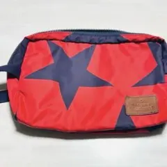 Vivienne Westwood 星柄　クラッチバッグ　ポーチ　ネイビー✖️赤