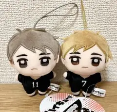 ふ*か様 ハイキュー!! ぬいぷりけmini4 宮治 宮侑　ぬいぐるみ　マスコッ