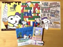 スヌーピー クリアファイル 3枚 メモ ボールペン ニッセイノベルティ 非売品