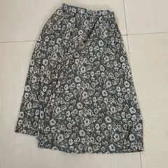 ふ*り様 サマンサモスモスブルー　柄スカート