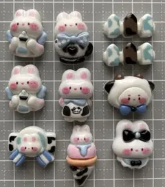 【209】　デコパーツ　ホイップデコ　ネイルパーツ  デコ　ハンドメイド素材