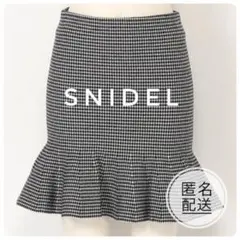 SNIDEL スナイデル ヘムフレアニットスカートショートパンツ スカパン