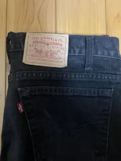 LEVI'S 550ブラックデニム w34バギー