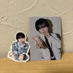 なにわ男子HARD WORK ファミクラ限定盤 フレークシール トレカ 大西流星