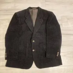 『ぽろ様』コーデュロイテーラードジャケット　ダークブラウン　メンズ　レトロ　古着
