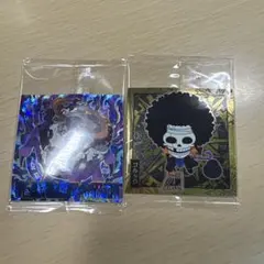 ONEPIECE ウエハース ステッカー ブルック ジェイガルシア・サターン聖