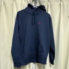 鹿島アントラーズ　ネイビー フード付きパーカー