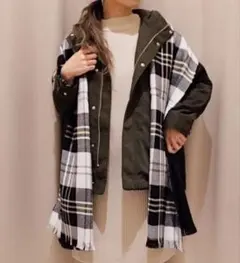 global work ストール 黄色