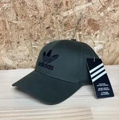 ◆海外正規品◆ アディダスADIDASキャップ帽子コットンブラック刺繍入男女