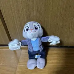 ズートピア ジュディ・ホップス ぬいぐるみ クリップ付き