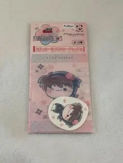 忍たま乱太郎 ふんわり桜もちぴこの段 ステッカー＆クリアカードセット 土井半助