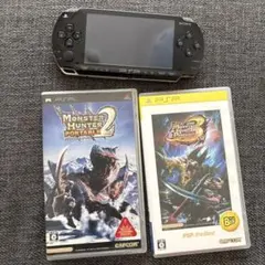 PSP本体とモンスターハンター2nd・3rdセット