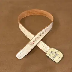 【BRAVE BELTWORKS 】希少⭐️ホワイトベルト　長さ約１００cm