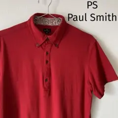 ⭐︎美品⭐︎【Paul Smith ポールスミス】ポロシャツ 朱色 メンズM 日本製のサムネイル