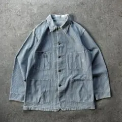 60s オシュコシュ カバーオール ヒッコリーストライプ 40相当