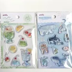 新品セリア♡ウォーターシールセット