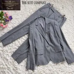 極美品✨カノニコ】スーツカンパニー Super110's ダブル裾仕上げ 光沢