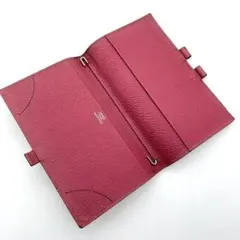 HERMES エルメス アジェンダ PM 手帳カバー ピンク系 桃色
