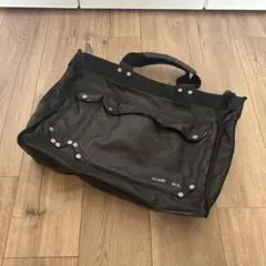 DIESEL レザー ビジネス バッグ ブラックのサムネイル