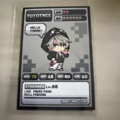 TOTOTMIX Lv.65 CRAZY RACCOON カード