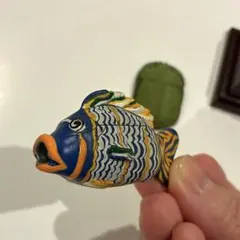 古代エジプト 魚形ガラス瓶 スカラベ ミニチュアフィギュア