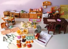 廃盤品 シルバニアファミリー 家具 小物 まとめ売り