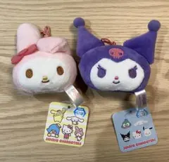 サンリオキャラクターズフェイスマスコット　マイメロ　クロミ　セット販売