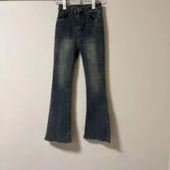 SpRay すそフリンジストレッチでニムフレアSオーバーダイ