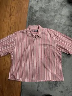 CHAPS 半袖シャツ L ストライプ