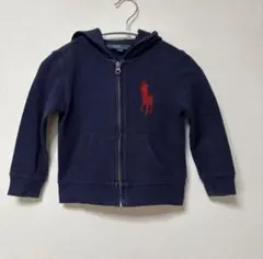 ポロラルフローレン ネイビーパーカー 3T/100cm ビッグポニー刺繍