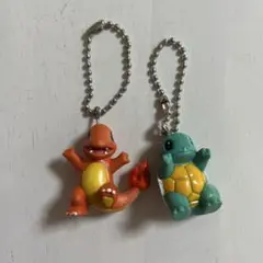 リザードン・ゼニガメ キーホルダー２つセット　ポケモン　平成レトロ　任天堂