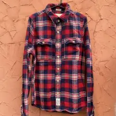 5店舗限定新品Abercrombie & Fitch 厚手チェックネルシャツ