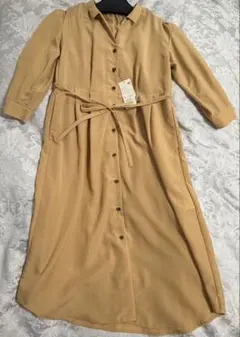 【新品・タグ付】ナノユニバース ウエストタックワンピース