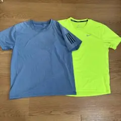 Nike adidas ランニングTシャツ　2枚セット