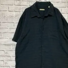 半袖シャツ！アロハ　ブラック2XL 19