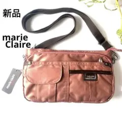 【新品】marieclaire 2wayショルダーバッグ　ナイロン　マリクレール